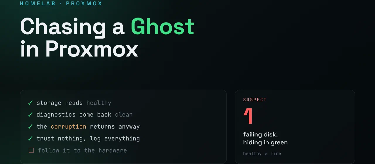 Chasing a Ghost in My Proxmox Cluster