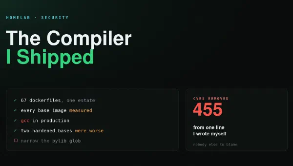 The Compiler I Shipped