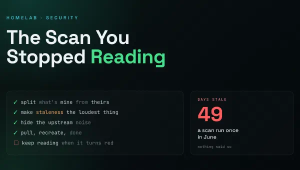 The Scan You Stopped Reading