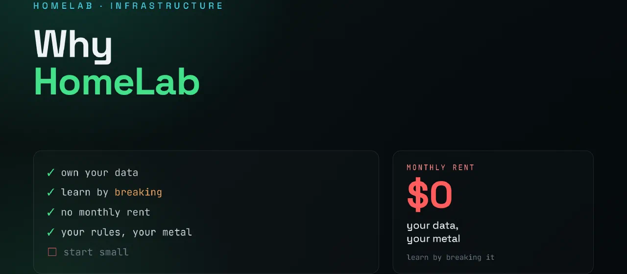 Why HomeLab