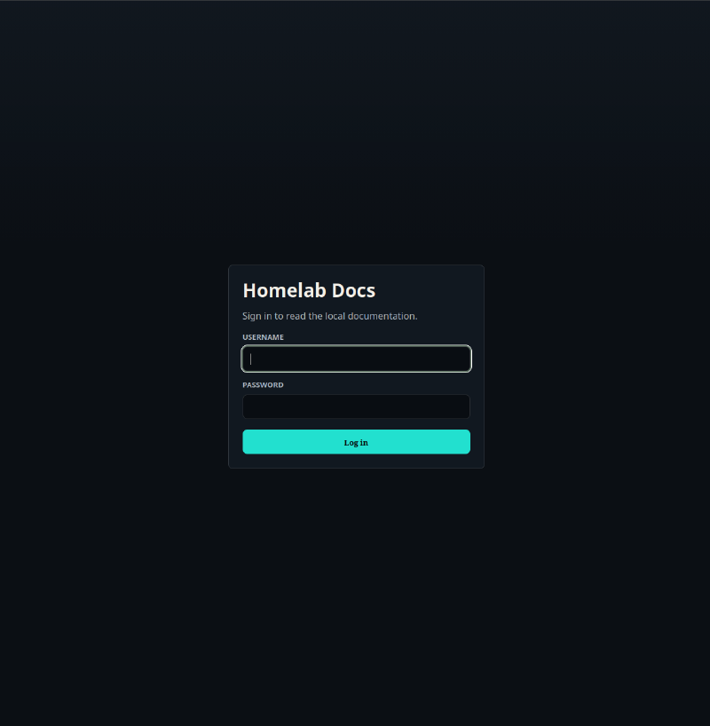 Readpage login screen
